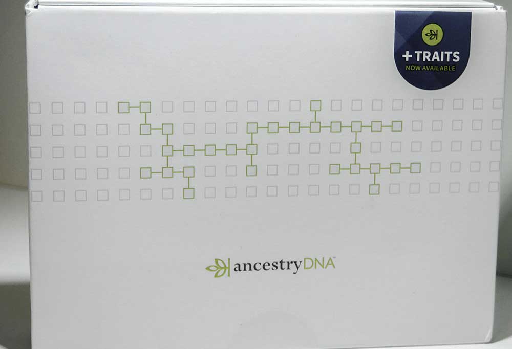 Ancestry DNA kit box